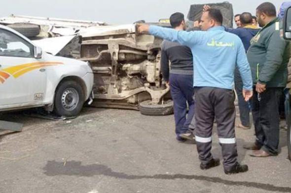 التحقيق في مصرع شخص وزوجته في حادث سير بطريق العياط