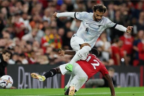 محمد صلاح يعادل رقم جيرارد ويتجاوز مايكل أوين بعد هدفه أمام مانشستر يونايتد