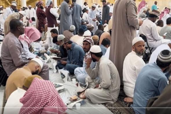 تقديم أكثر من 228 ألف وجبة يوميًا في المسجد النبوي خلال رمضان