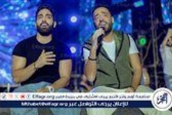 أحمد فريد يشارك الجمهور صور حفل الإسكندرية مع رامي جمال