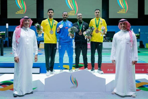 الألعاب السعودية3: النصر يسيطر على ذهبيتَيْ المبارزة