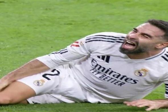 صراخ وبكاء.. صور وفيديو إصابة كارفخال لاعب ريال مدريد الخطير