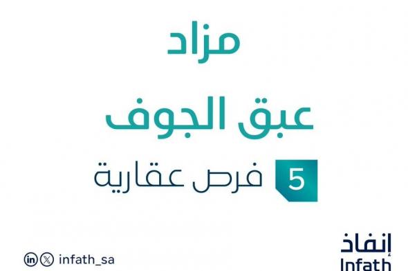 مزاد عقاري جديد من شركة إرتقاء جدة العقارية تحت إشراف مزادات إنفاذ