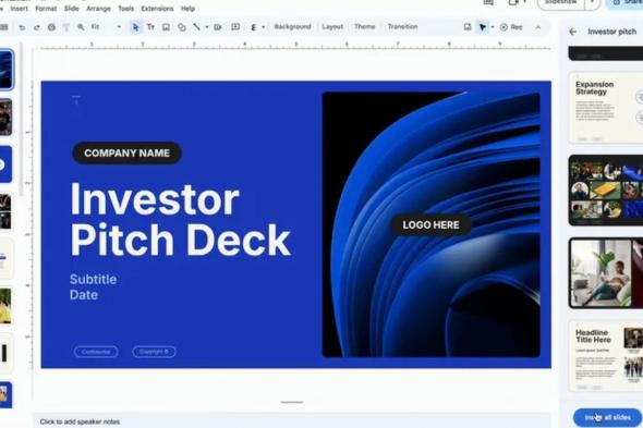 بقوالب احترافية.. جوجل تُسهّل إنشاء العروض التقديمية عبر Slides