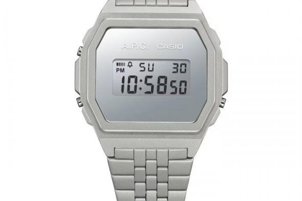 Casio و A.P.C تطلقان ساعات جديدة بتصميم مستوحى من السبعينيات