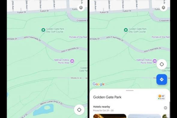 تطبيق خرائط جوجل يُحدّث عرض الطقس لتحسين وضوح الخريطة