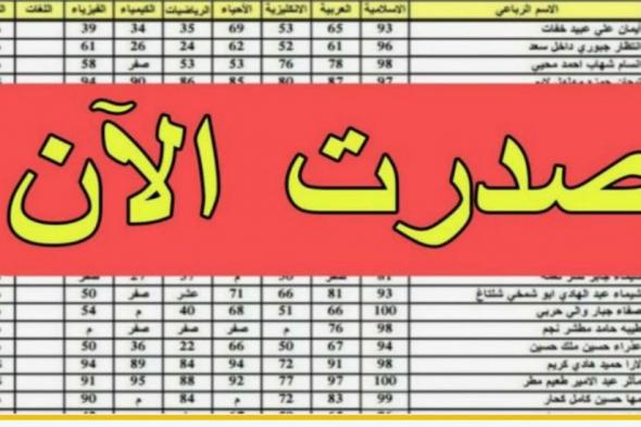 “النتائج مُتاحة”.. نتائج السادس اعدادي الدور الثالث 2024 عبر موقع وزارة التربية والتعليم epedu.gov.iq بالرقم الامتحاني