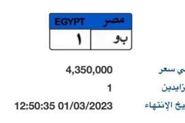 اعرف القيمة المضافة لصندوق تحيا مصر من شراء اللوحات المميزة للسيارات