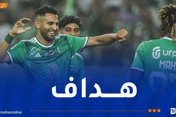 بالفيديو.. محرز هدافاً مع الأهلي في مواجهة الفيحاء