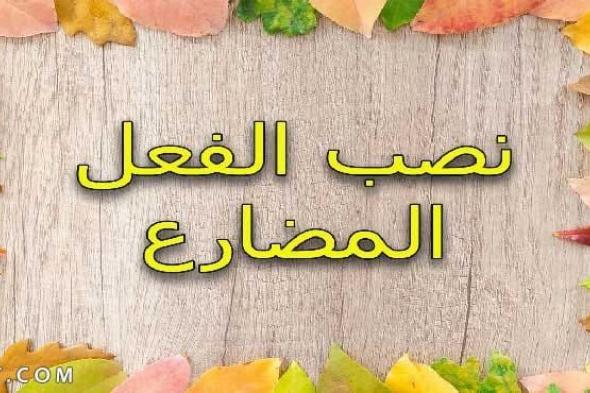 علامات نصب الفعل المضارع