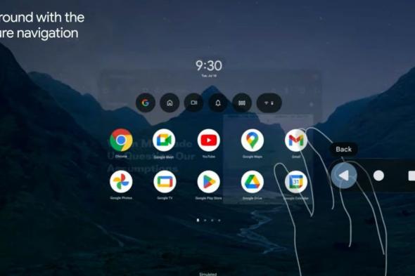 التنقل بالإيماءات في Android XR: 3 أزرار جديدة لتحسين تجربة المستخدم