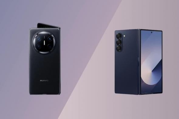 مقارنة بين هاتفي Huawei Mate X6 و Galaxy Z Fold6