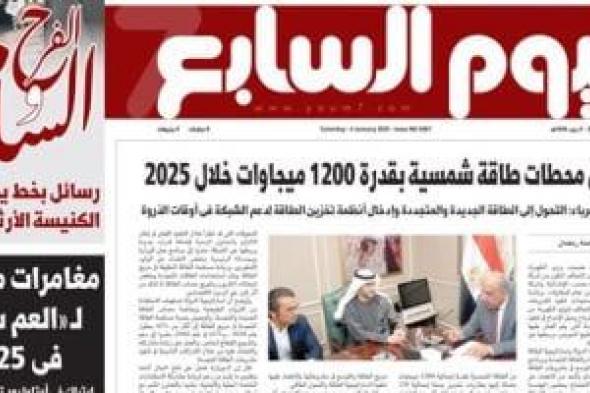 تشغيل محطات طاقة شمسية بقدرة 1200 ميجاوات خلال 2025.. غدا باليوم السابع