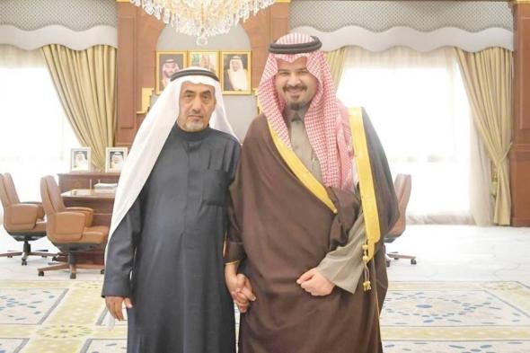 سلمان بن سلطان يستقبل اللهيبي المتنازل عن قاتل ابنته