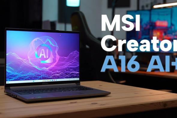 استعراض للحاسوب MSI Creator A16 AI+: نسخة AMD Ryzen AI 9 365 و RTX 4060