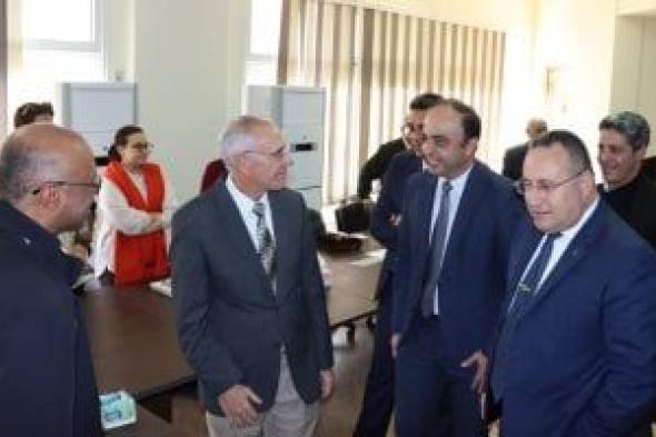 وفد جامعة فيرجينيا تك الأمريكية يزور مراكز التميز بهندسة الإسكندرية لبحث التعاون المشترك