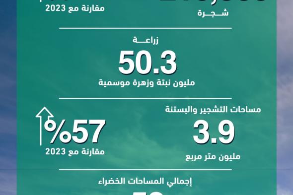 "بلدية دبي" تعزّز الإطلالة الحضارية للإمارة بزراعة 216.500 شجرة خلال 2024