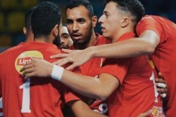 الأهلى يهزم طلائع الجيش 3 - 1 فى دورى رجال الكرة الطائرة