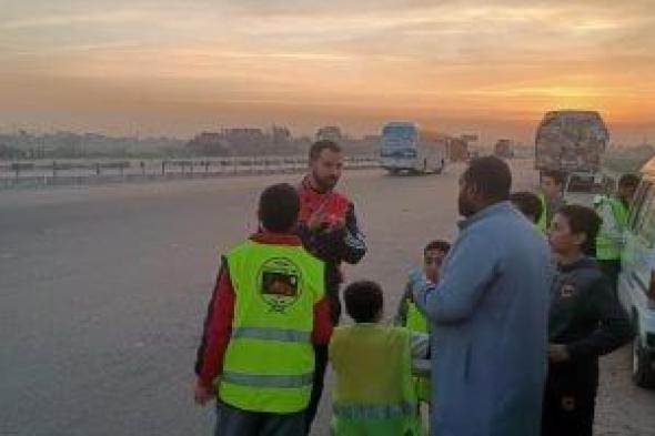 أهل الخير فى المنوفية.. إفطار الصائمين على الطريق الإقليمي.. فيديو