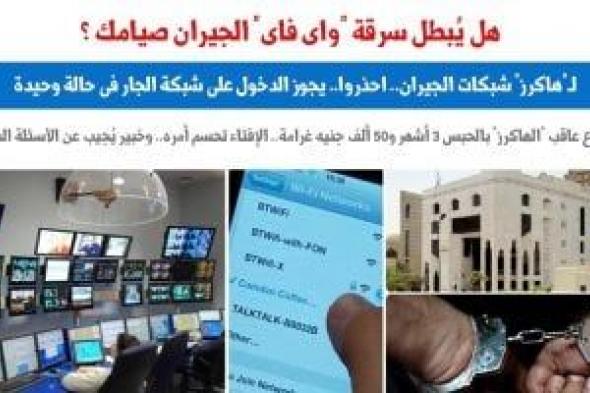 هل تُبطل سرقة "واى فاى" الصيام في نهار رمضان؟ .. نقلا عن "برلماني"