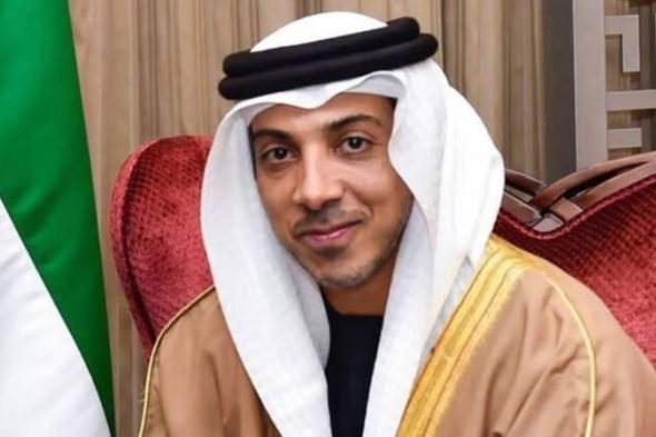 منصور بن زايد يصل القاهرة للمشاركة في القمة العربية غير العادية